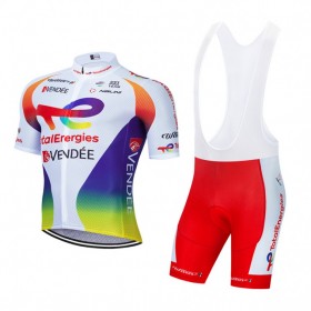 Tenue Maillot + Cuissard à Bretelles 2021 Team TotalEnergies N003